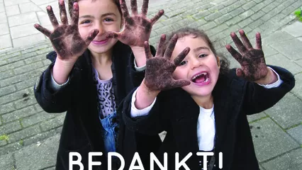 Buitenspelende kinderen