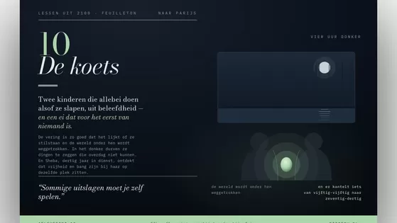 Lessen uit 2100 Hoofdstuk 10 De Koets